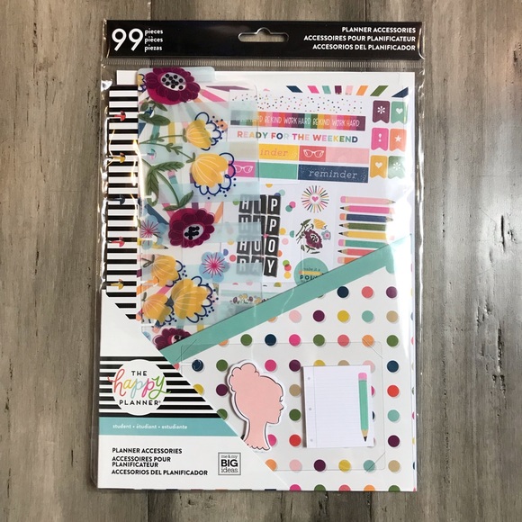 Me & My Big Ideas Accessories - The Happy Planner Accessory Pack - Student Me & My Big Ideas Accessories - The Happy Planner Accessory Pack - Student